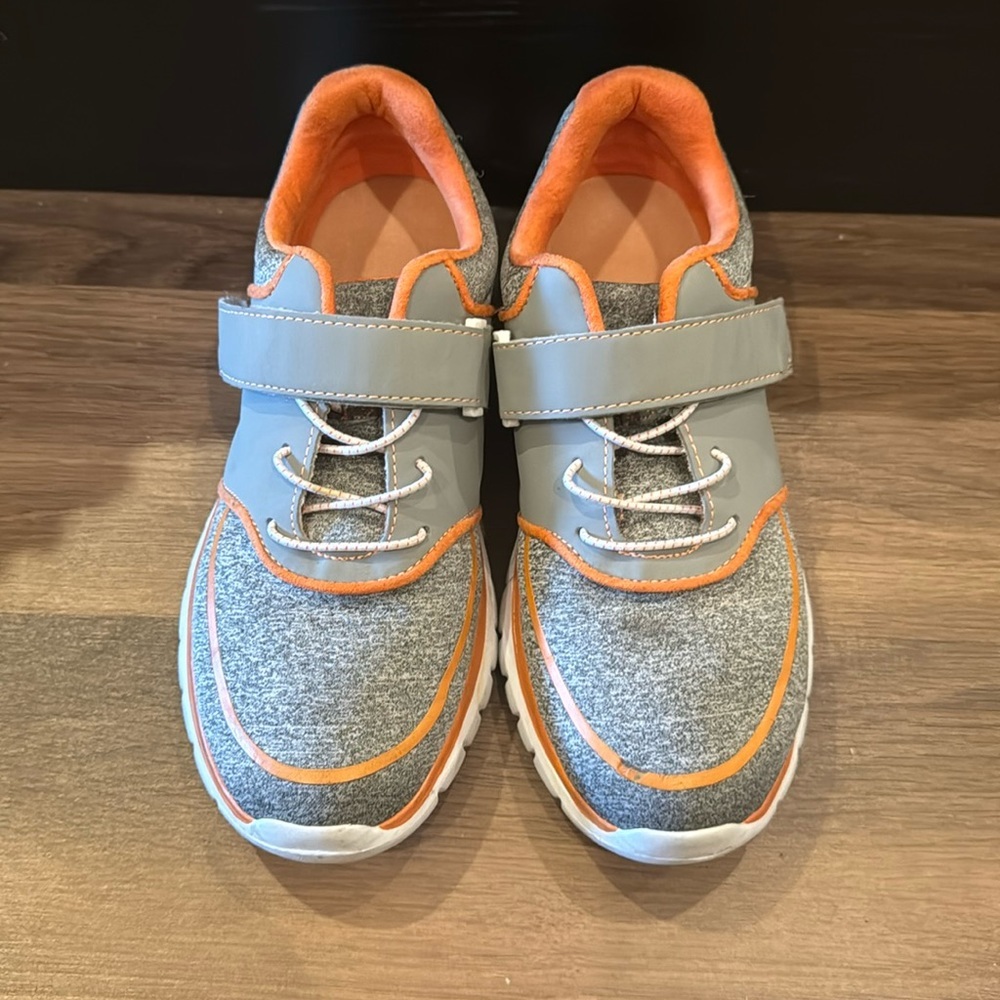 Anodyne No. 45 Sport Jogger Diabetic Shoes Women's  Size 8.5M Orange/Gray